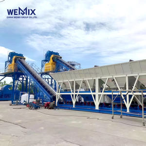 MHZS90 Centrale à béton sans fondation Centrale à béton sans fondation Alimentation par courroie sans fondation Usine à béton prête à l'emploi - Product Image 1