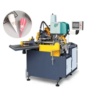Automatic Ice Cream Cone Sleeves Machine For Wrapping Ice Cream Cones