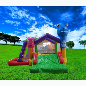 Toboggan aquatique gonflable Monster Splash Pool <span class=keywords><strong>Alien</strong></span> Cartoon Jumper Bouncy Ball Pit Outdoor pour enfants et adultes - Product Image 1