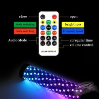 EDV-OMO 2 Piezas de Luces LED RGB para Asta de Bandera de 1 Pie, 12V, 1 Año de Garantía, Nuevas para Todoterreno, ATV/UTV/Camioneta/RZR/Buggy Minero