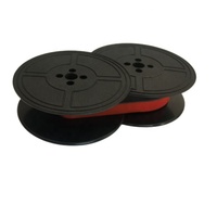 Ruban noir et rouge pour machine à écrire universelle compatible GR1,GR4,GR9 GROUPE 1 manuel double bobine 1/2 "pour machine à écrire
