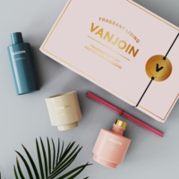 Diffuseur d'ambiance en verre avec vaporisateur, flacon d'huile parfumée pour la maison, décoration intérieure, coffrets cadeaux de luxe avec vaporisation mate solide