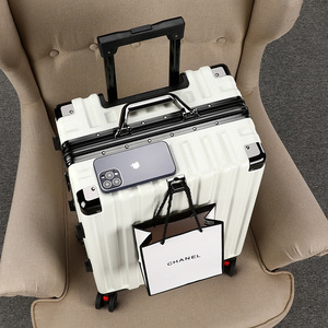 Hành Lý Nữ Bánh Xe Im Lặng Đa Hướng Khung Nhôm Bền Đẹp Khóa Kết Hợp Nam Vali Cán Dung Tích Lớn - Product Image 5