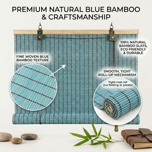 <span class=keywords><strong>Tende</strong></span> a Rullo in Bambù Naturale, <span class=keywords><strong>Tende</strong></span> Filtranti per Interni/Esterni, Patio, Veranda e Privacy - Product Image 3
