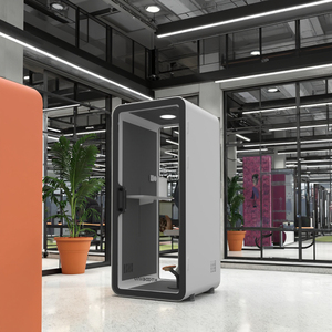 UNIBOOTH dapat disesuaikan Modern portabel bingkai aluminium pod kerja multifungsi kedap suara rapat privasi Booth sekolah rumah Hotel - Product Image 2