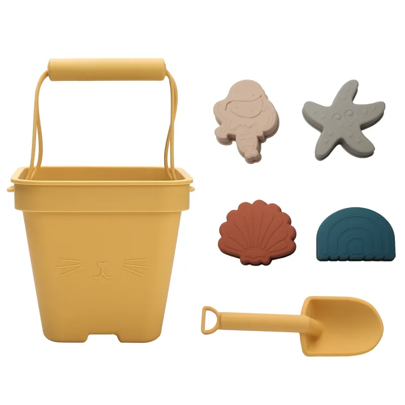 Силиконовая детская форма для пляжа и песка, инструмент для копания песка для детей, игрушки для пляжа на открытом воздухе