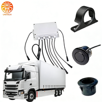 12 24V FM remorque Parking musique Radio Radar système avec indicateur LED pour HGV camion carrière Construction ordures camion Bus exploitation minière