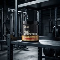 Poudre Pré-Entraînement Professionnelle 300g Saveur Punch aux Fruits Caféine Créatine Bêta-Alanine Supplément Énergie Concentration Usine OEM ODM