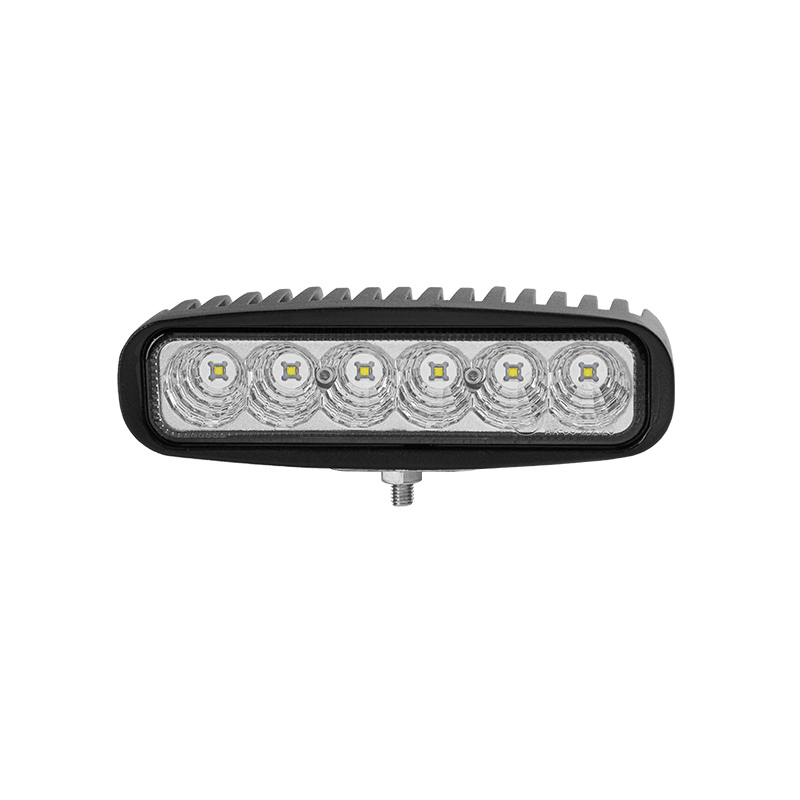 Custom Production 6 Inch Slim Led Work Light R10 R23 Flood Beam Reverse Light Led Work Light 12V 18W 1440LM for Truck