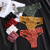 Tanga En Dentelle Sexy Grande Taille Pour Femme Lingerie Transparente Culotte Dentelle Sexy