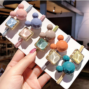 Thanh lịch hỗn hợp bán buôn đàn hồi cao tóc Quan Hệ Đối với phụ nữ chất lượng cao lấy cảm hứng từ tóc Rope <span class=keywords><strong>Headband</strong></span> - Product Image 2