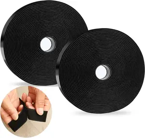Upgrade Strong Sticky Hook and Loop Strips with Adhesive Velcroes Tape for Home Office School Car bathroom rug