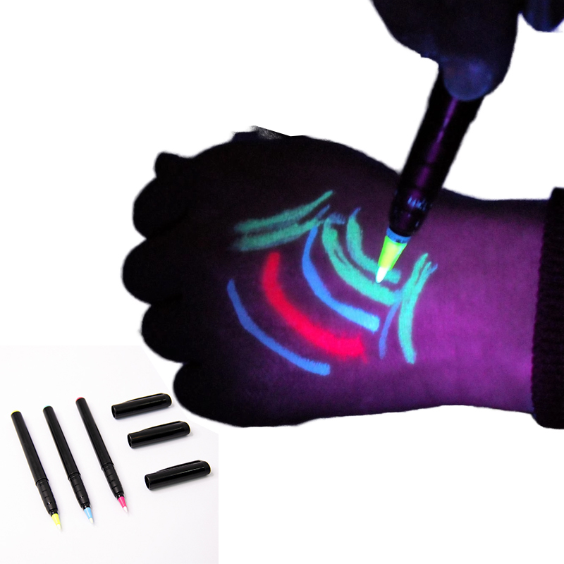Uv Marker Pen Invisible Ink And Black Light Uv Marker Pen Invisible Ink And Black Light Multicolor Pens UV Marker Pen  Set: Invisible Ink