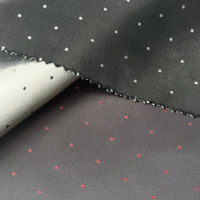 Tissu de doublure et d'interlining en polyester, viscose, rayonne, satin, jacquard, tissé uni, teint, à pois, pour costumes de garçons et de filles