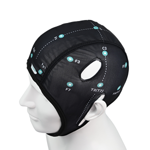 Eeg cap Kit 10 20 hệ thống 19 kênh điện cực vị trí neurofeedback sóng não eeg Mũ bảo hiểm Kit não hoạt động màn hình tai nghe - Product Image 4