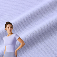 Respirant 100% Polyester Tricoté Stretch Interlock Tissu Pique Vera Sportswear Tissu pour le marché du Mexique