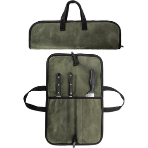 Bolsa de Chef Portátil, Estuche para Cuchillos, Organizador de Utensilios de Cocina para Exteriores, Bolsa de Transporte Rectangular con Cierre para Camping y Picnic - Product Image 1