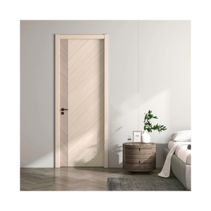 Portes en polymère WPC modernes, étanches et insonorisées, revêtement bois, portes intérieures WPC pour appartement, villa, salle de bain - Product Image 2