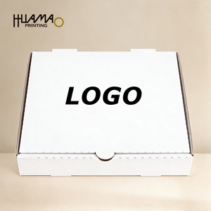 Caja de pizza corrugada personalizada con logo de 6/8/10/12/16 pulgadas, caja de embalaje para pizza para llevar de calidad alimentaria para restaurante, panadería y entrega a domicilio. - Product Image 4