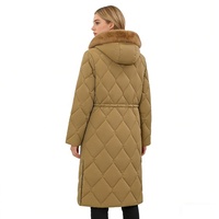 Veste d'hiver à capuche pour femme, manteau matelassé chaud, parka épaisse, vêtements décontractés pour l'extérieur, vêtements imperméables à la neige