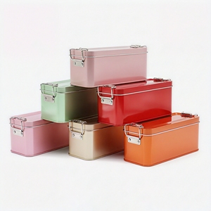 Lata de Metal para Alimentos de 120*120*95mm, Lata Vacía para Pastel, Dulces, Postres, Frutas, Material de Hojalata, Venta al por Mayor - Product Image 1