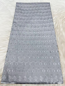NI.AI Nouveau <span class=keywords><strong>Tissu</strong></span> en Dentelle Polonaise Respirant en Coton Brodé pour Hommes, <span class=keywords><strong>Tissu</strong></span> en Voile Suisse Nigérian pour Vêtements Masculins - Product Image 3