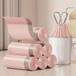 Huamaohengchun 1 Rollo/80 Piezas de Bolsas de Basura Extra Gruesas y Duraderas con Cordón - Bolsas de Basura Grandes y Portátiles para Cocina y Uso Doméstico - Product Image 4