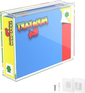 Caixa Protetora de Acrílico para Videogames com Superfície Anti-Riscos para Prevenção de Danos em Caixas de Jogos Vintage - Product Image 2