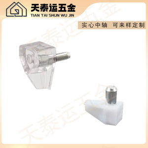 Soporte para estanterías Tian Tai Yun, varillas metálicas y clips para estanterías y divisiones de madera, juego de 8 piezas - Product Image 3