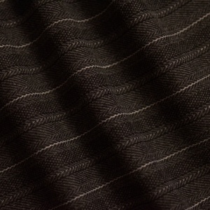 Garis <span class=keywords><strong>Herringbone</strong></span> 50% poliester 45% Viscose 5% spandeks meregang benang kelas berat dicelup belakang disikat kain Roma - Product Image 1