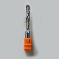 Fraises gauches à double bord personnalisables à vente chaude 3.175mm, 4mm, 10mm, 12mm fraises en bout, outils CNC, acier au tungstène