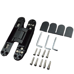 Cerniera della porta nascosta/porta invisibile silenziosa cerniera della porta di 180 grado oscillante cerniera <span class=keywords><strong>3</strong></span> vie regolabile - Product Image 4