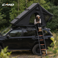 Tente de toit rigide CANO à installation rapide, légère, imperméable, en aluminium, pour pick-up, camping et voyages en overland