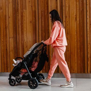 Double <b>Stroller</b> Infant and <b>Toddler</b> Hammock Seat Attachment Twin Pushchair Double Chair <b>Stroller</b> Hammock Extra Seat with Mesh Bag - Product Image 6