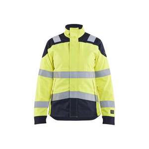 BLAKLADER - 496915123389XXXL Veste femme Multinorm Inherent Hi-vis Jaune/Bleu marine WORKWEAR RÉSISTANT AUX FLAMMES - Product Image 1