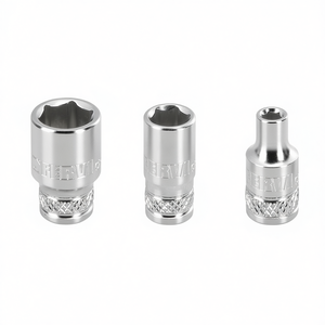 Clé à douille hexagonale Fervi, série normale, jeu de douilles à 6 points en acier au chrome-vanadium - Product Image 2