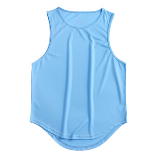 MAYYOUNG OEM Vente en gros 90% Polyester 10% Spandex Tissu rayé Débardeur de course pour hommes Débardeur de course pour hommes - Product Image 2