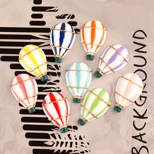 <span class=keywords><strong>Mongolfiera</strong></span> in resina con retro piatto Charms in resina Cabochon per riempitivo di melma capretto fai da te cellulare fermaglio per capelli portachiavi decorazione mestiere - Product Image 2