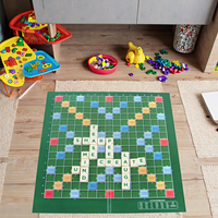 Nouveau jeu de société intelligent en plastique avec tuiles Scrabble pour apprendre l'anglais