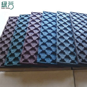 גומי משובץ אריח גרוטאות רכב צמיג מחזור מערכת כדי פירור גומי מרצפות - Product Image 5