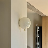 Lampe murale en rotin jaune Brokis Memory Balloon Light, moderne, simple, créative, pour chambre d'enfant, LED décorative avec cordon de tirage
