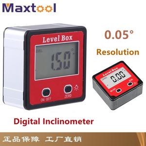 Dijital İnklinometre ve seviye kutusu ahşap için arka ışık Mini dijital iletki ile OEM desteklenen DIY sınıf araçları - Product Image 6