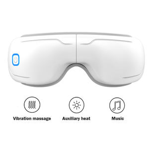 Masajeador de ojos con microordenador recargable, masaje de ojos multifuncional, enfermera, protección ocular, vibración, compresa caliente, música - Product Image 2