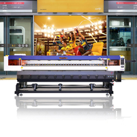 Imprimante UV rouleau à rouleau WorldColor grande taille 3,2 m 4 têtes, machine d'impression sur bâche, tête d'impression UV Eps I3200