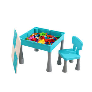 Bureau réglable en plastique d'usine pour bébé Bureau d'étude pour enfants tout-petits Mobilier pour enfants Table et chaise - Product Image 4