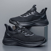 Chaussures de course décontractées pour hommes, taille extra large, respirantes, avec empeigne en mesh, légères, en toile, semelle extérieure en EVA