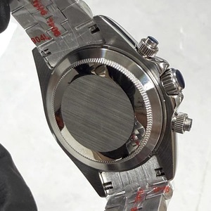 Nuevo Reloj Cronógrafo de Cuarzo para Hombre de 39 mm con Esfera Rosa y Cristal de Zafiro, con Movimiento VK64 - Product Image 3