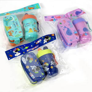 Lot de fournitures scolaires SYH1382 pour enfants avec gourde et boîte à lunch en plastique pour filles et garçons de maternelle (pour sandwichs et repas) - Product Image 4