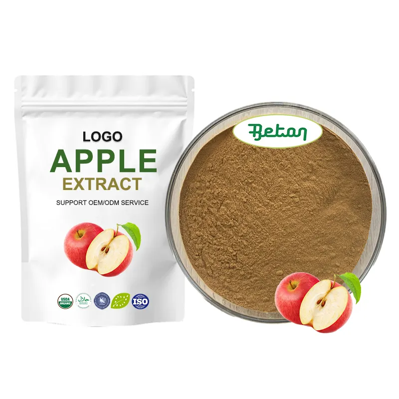 Beton Supply Ingredients 10:1 20:1 Extracto de piel de células madre de manzana en polvo 80% Polifenol de manzana Extracto de procianidinas de manzana