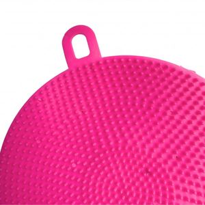 Brosse exfoliante en silicone multi-usages réutilisable non abrasive douce et flexible ronde pour le corps, le visage, les soins de la peau et le spa à domicile - Product Image 3